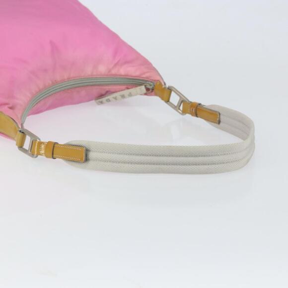 PRADA Re-Edition 2000 Mini Nylon Shoulder Bag Pink PRADA Shoulder Bag Nylon Pink Silver Auth 160914